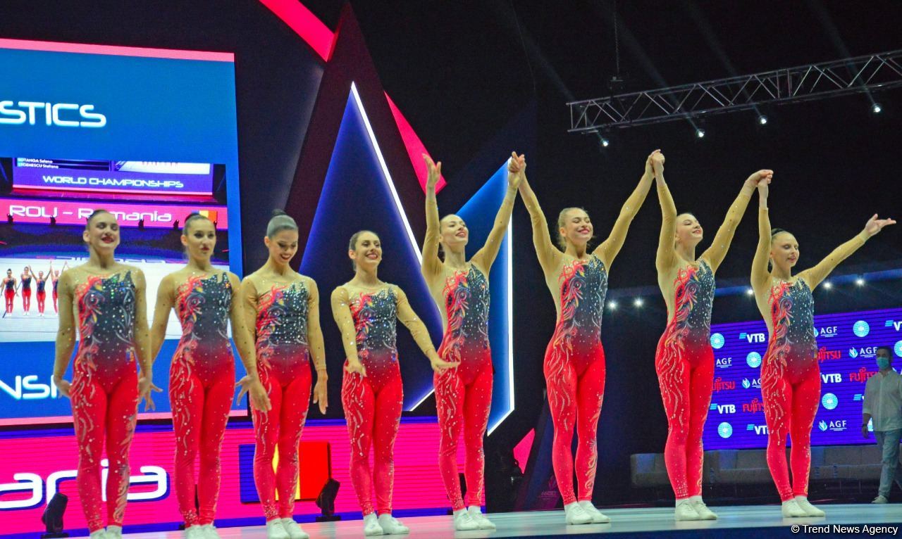 Aerobika gimnastikası üzrə dünya çempionatının son günündən maraqlı anlar (FOTO)