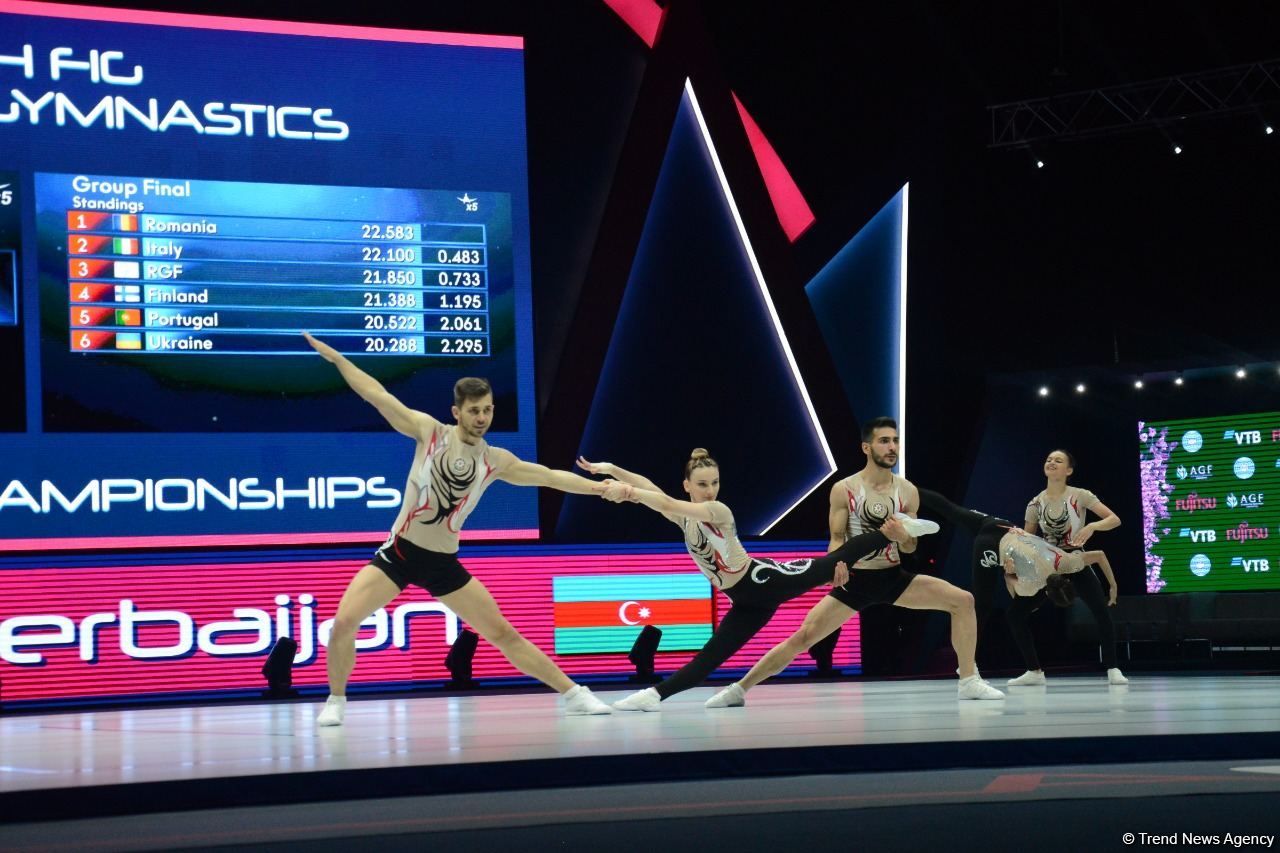 Aerobika gimnastikası üzrə dünya çempionatının son günündən maraqlı anlar (FOTO)