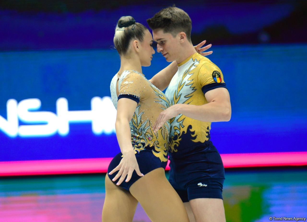 Aerobika gimnastikası üzrə dünya çempionatının son günündən maraqlı anlar (FOTO)
