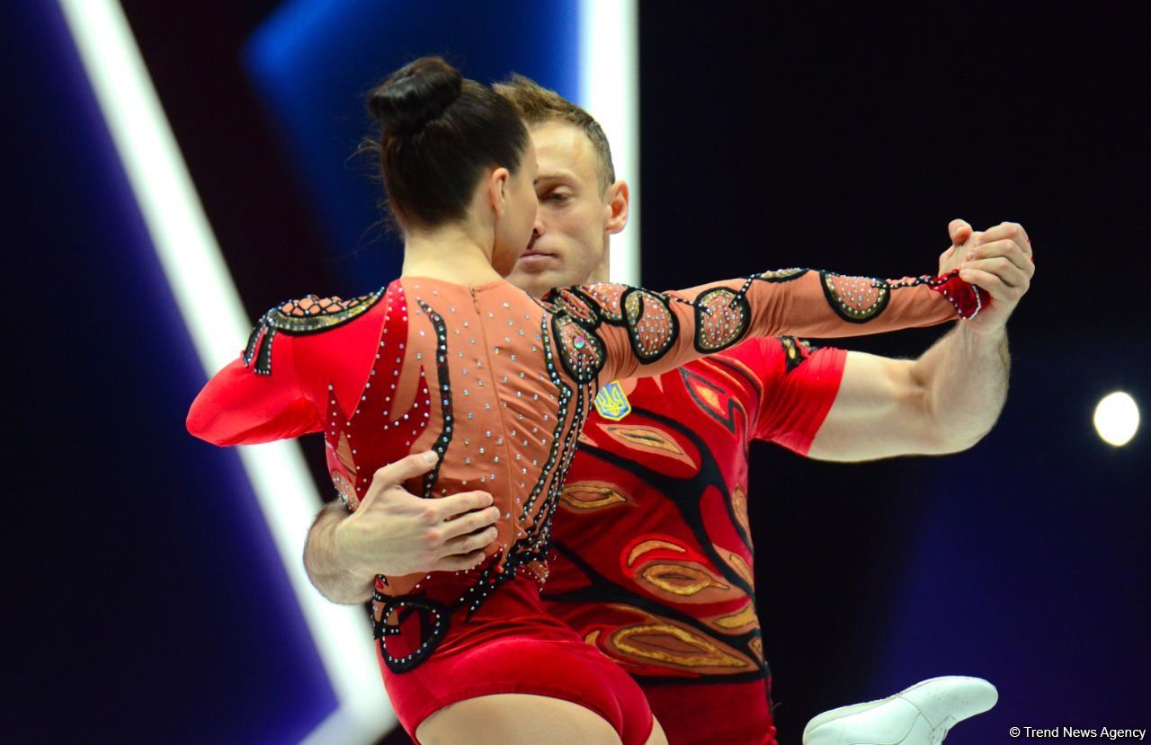 Aerobika gimnastikası üzrə dünya çempionatının son günündən maraqlı anlar (FOTO)