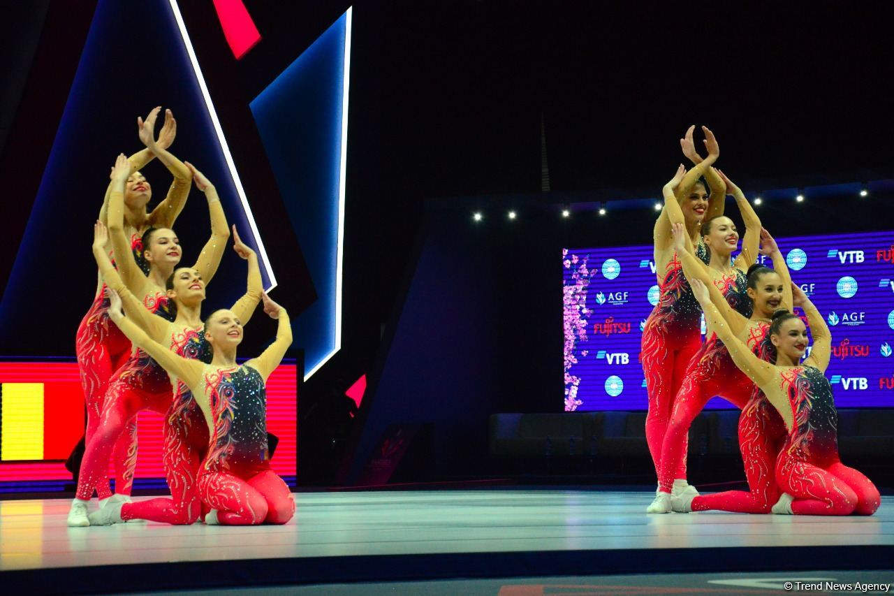 Aerobika gimnastikası üzrə dünya çempionatının son günündən maraqlı anlar (FOTO)