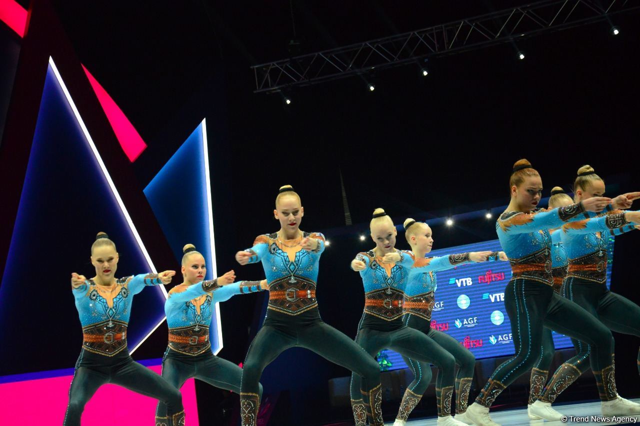 Aerobika gimnastikası üzrə dünya çempionatının son günündən maraqlı anlar (FOTO)