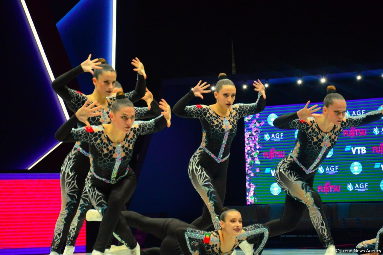 Aerobika gimnastikası üzrə dünya çempionatının son günündən maraqlı anlar (FOTO)
