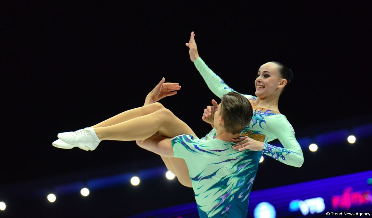 Aerobika gimnastikası üzrə dünya çempionatının son günündən maraqlı anlar (FOTO)