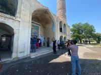 Xarici bloggerlər Ağdam məscdində olublar (FOTO)