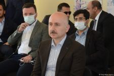 Azərbaycan və Türkiyə nəqliyyat nazirləri Əhmədbəyli-Horadiz-Mincivan-Ağbənd avtomobil yolu layihəsi ilə tanış olub (FOTO)
