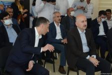 Azərbaycan və Türkiyə nəqliyyat nazirləri Əhmədbəyli-Horadiz-Mincivan-Ağbənd avtomobil yolu layihəsi ilə tanış olub (FOTO)