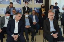 Azərbaycan və Türkiyə nəqliyyat nazirləri Əhmədbəyli-Horadiz-Mincivan-Ağbənd avtomobil yolu layihəsi ilə tanış olub (FOTO)