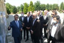 Azərbaycan və Türkiyə nəqliyyat nazirləri Əhmədbəyli-Horadiz-Mincivan-Ağbənd avtomobil yolu layihəsi ilə tanış olub (FOTO)