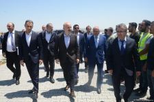 Azərbaycan və Türkiyə nəqliyyat nazirləri Əhmədbəyli-Horadiz-Mincivan-Ağbənd avtomobil yolu layihəsi ilə tanış olub (FOTO)