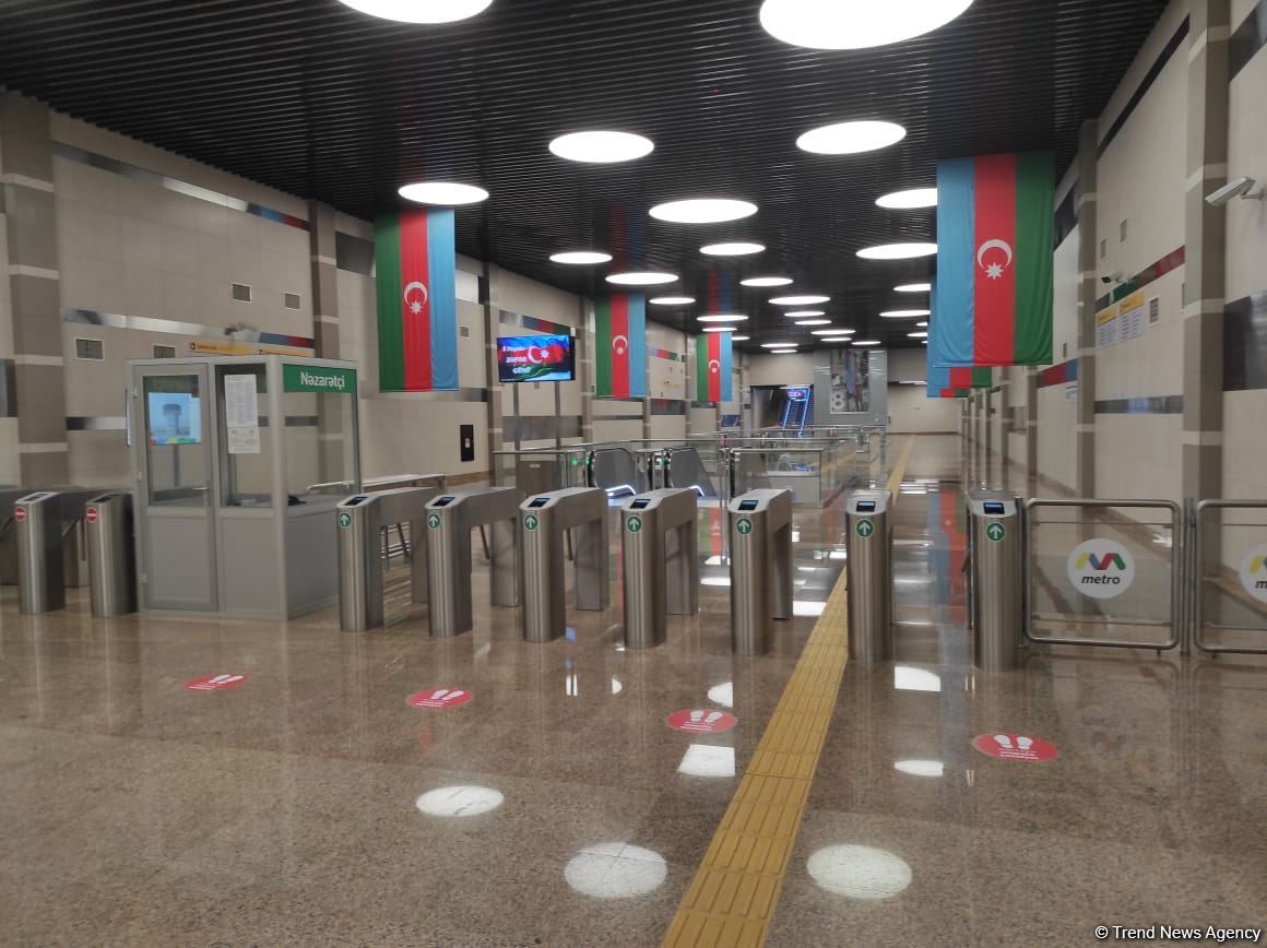 7 aydan sonra fəaliyyətə başlayan Bakı metrosu (FOTO)