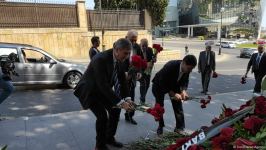 Kəlbəcərdə minaya düşərək həlak olan jurnalistlərin xatirəsi yad olunur (FOTO/VİDEO)