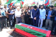Şəhid jurnalist dəfn olunub (FOTO)