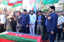 Şəhid jurnalist dəfn olunub (FOTO)