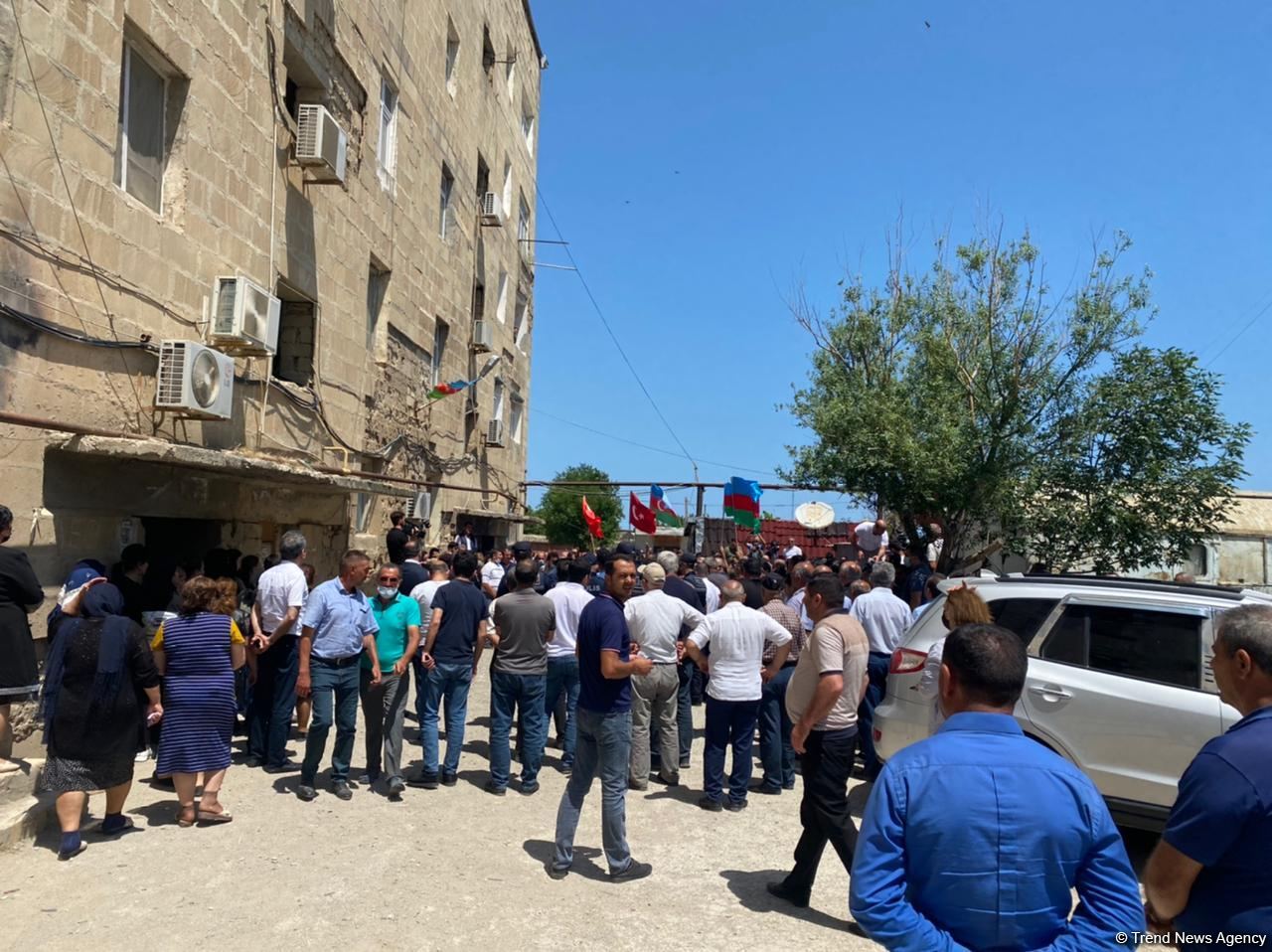 Sirac Abışovla vida mərasimi (FOTO)