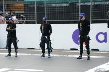 Formula 1 Azərbaycan Qran Prisində Dövlət Himni mərasimi keçirilib (FOTO/VİDEO)