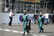 Formula 1 Azərbaycan Qran Prisində Dövlət Himni mərasimi keçirilib (FOTO/VİDEO)