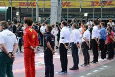 Formula 1 Azərbaycan Qran Prisində Dövlət Himni mərasimi keçirilib (FOTO/VİDEO)