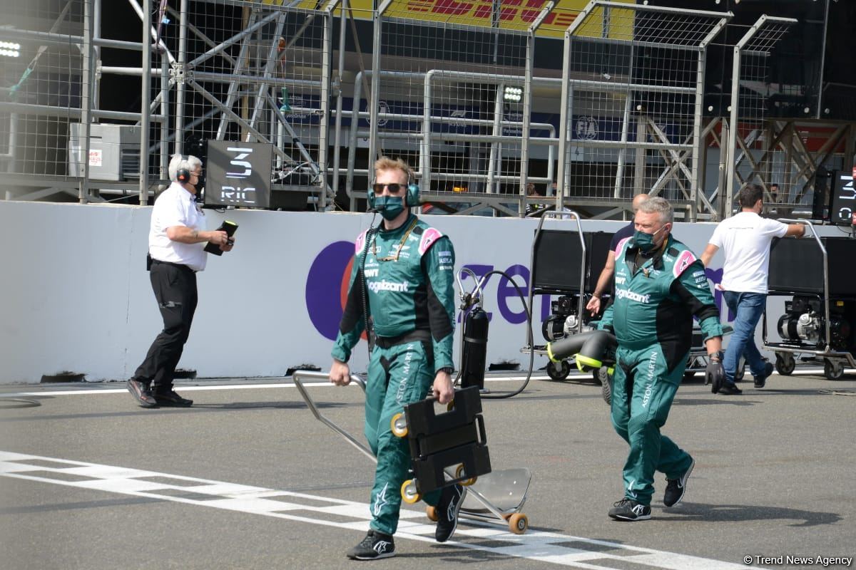 Formula 1 Azərbaycan Qran Prisində Dövlət Himni mərasimi keçirilib (FOTO/VİDEO)