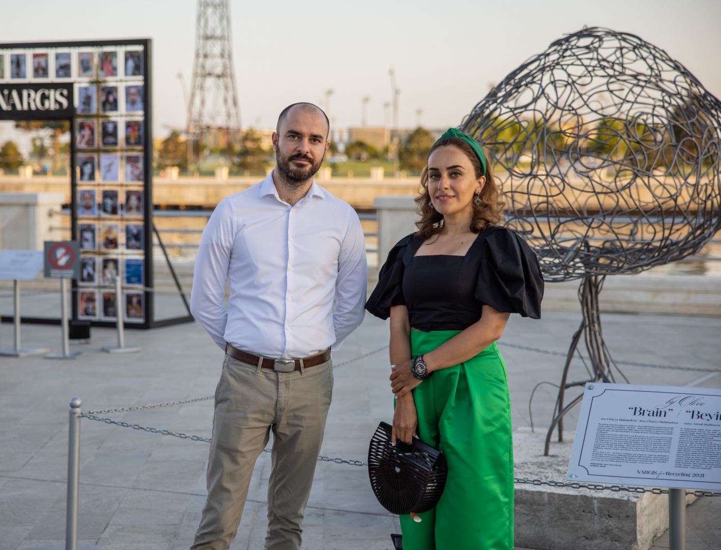 Bakı Dənizkənarı Bulvarda NARGIS Nəşriyyat evinin “Reduce, Reuse, Recycle, Respect” sərgisi açıldı (FOTO/VİDEO)