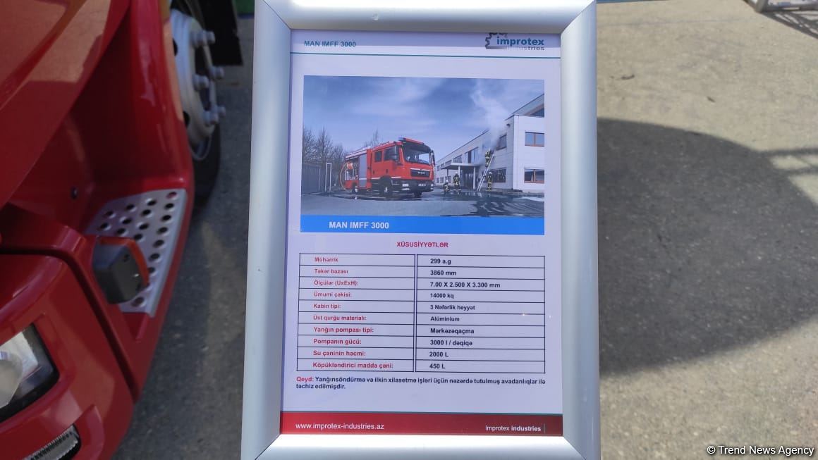 Azərbaycan ilk dəfə yanğınsöndürmə avtomobilinin istehsalına başladı (ÖZƏL)(FOTO/VİDEO)