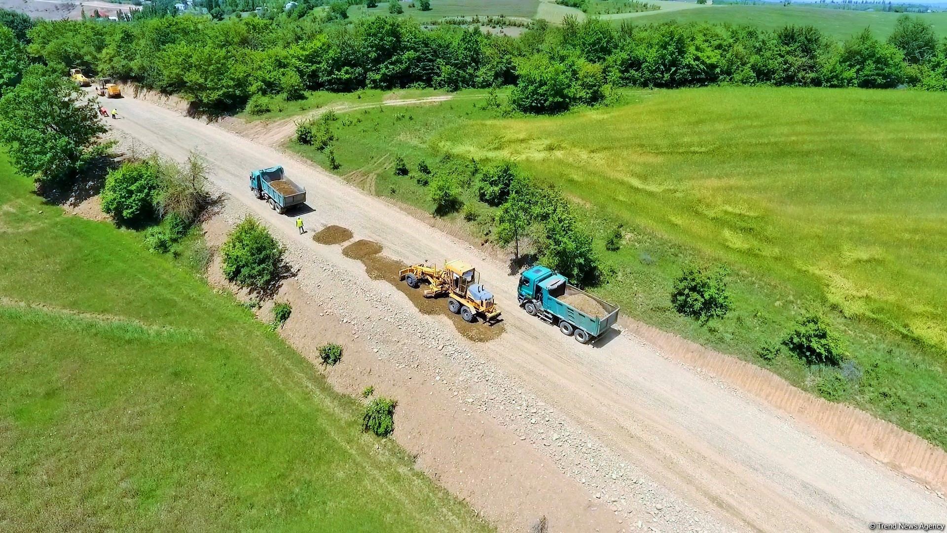Qusar-Qayakənd-Avaran-Xürəl avtomobil yolu yenidən qurulur (FOTO)