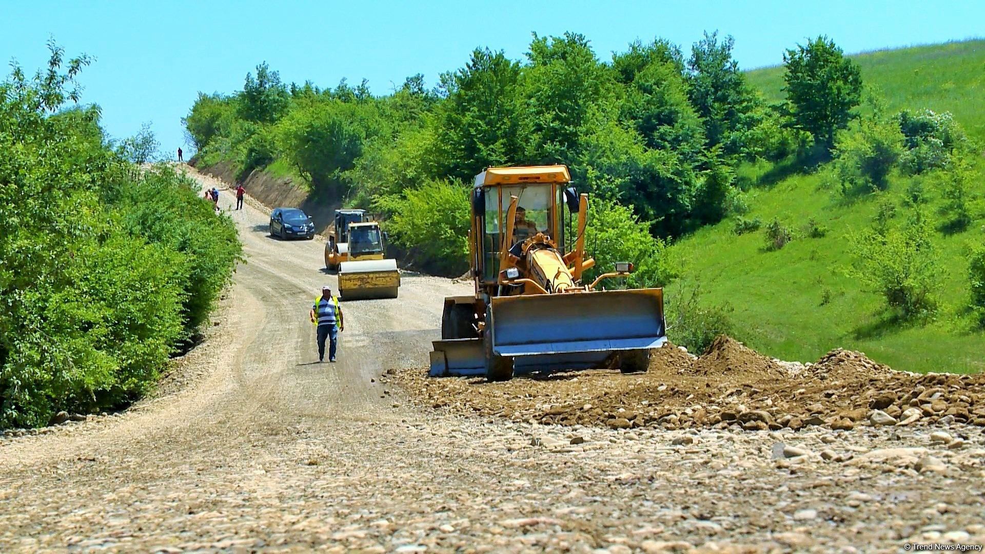 Qusar-Qayakənd-Avaran-Xürəl avtomobil yolu yenidən qurulur (FOTO)