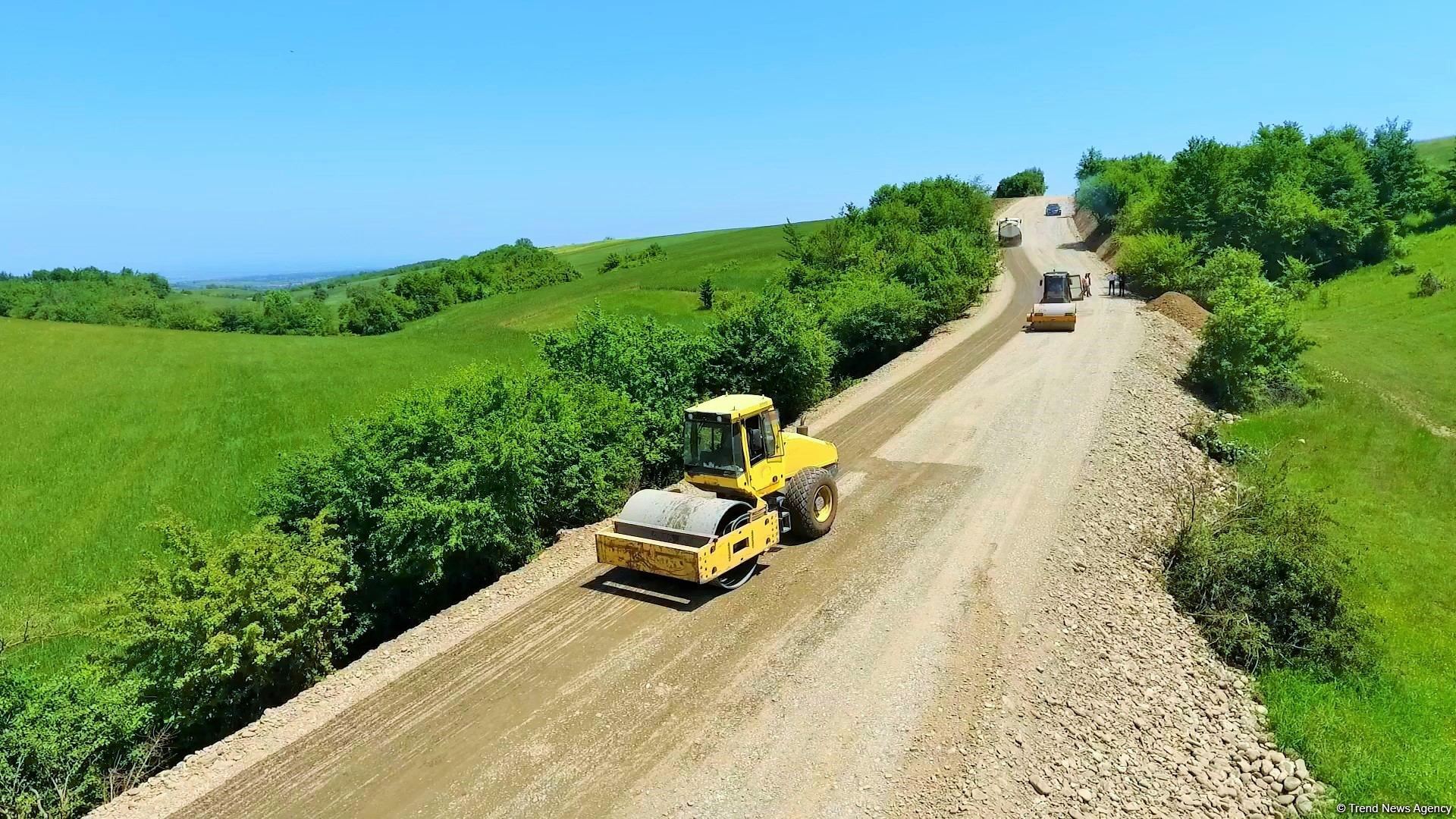Qusar-Qayakənd-Avaran-Xürəl avtomobil yolu yenidən qurulur (FOTO)