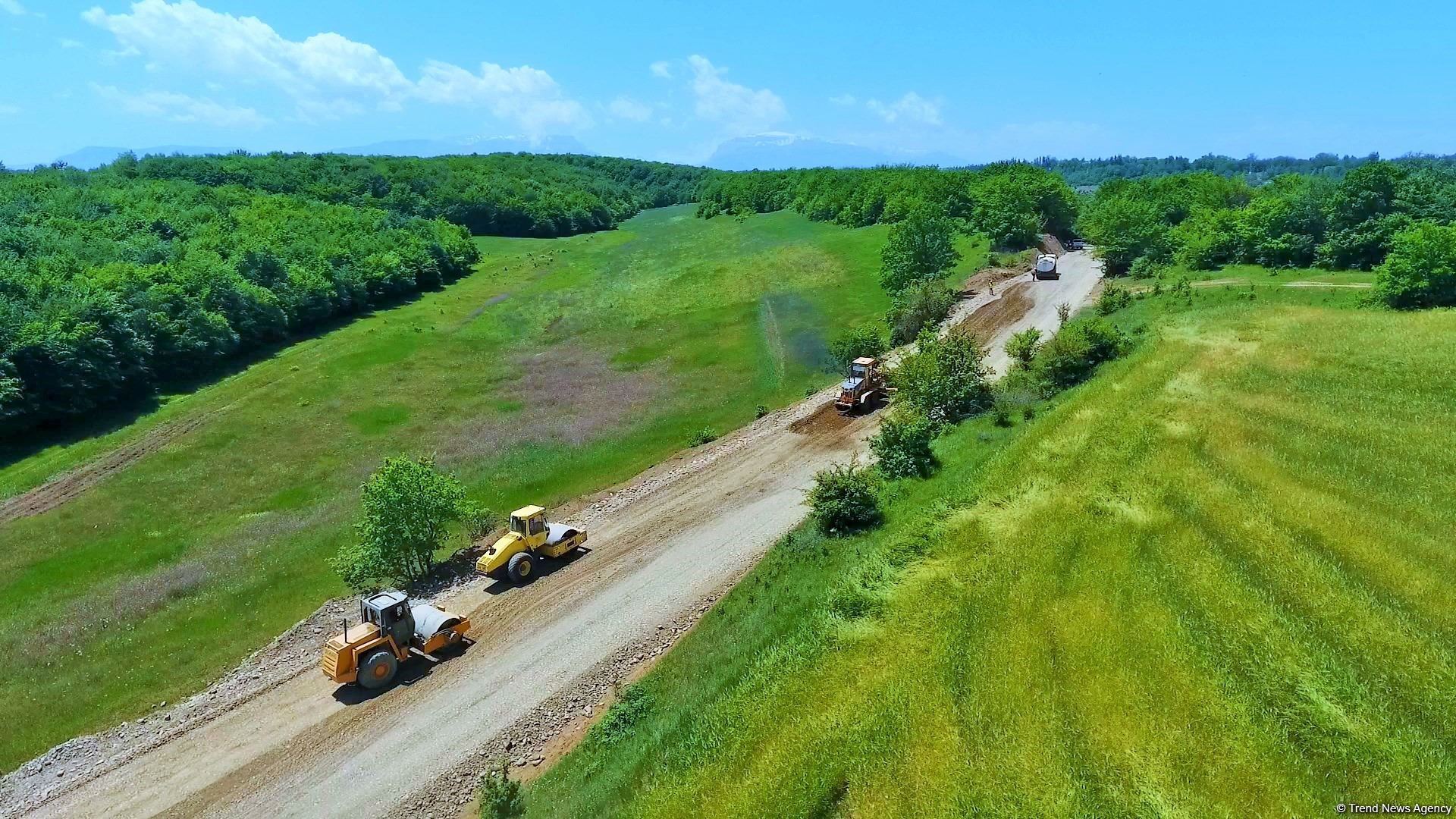 Qusar-Qayakənd-Avaran-Xürəl avtomobil yolu yenidən qurulur (FOTO)