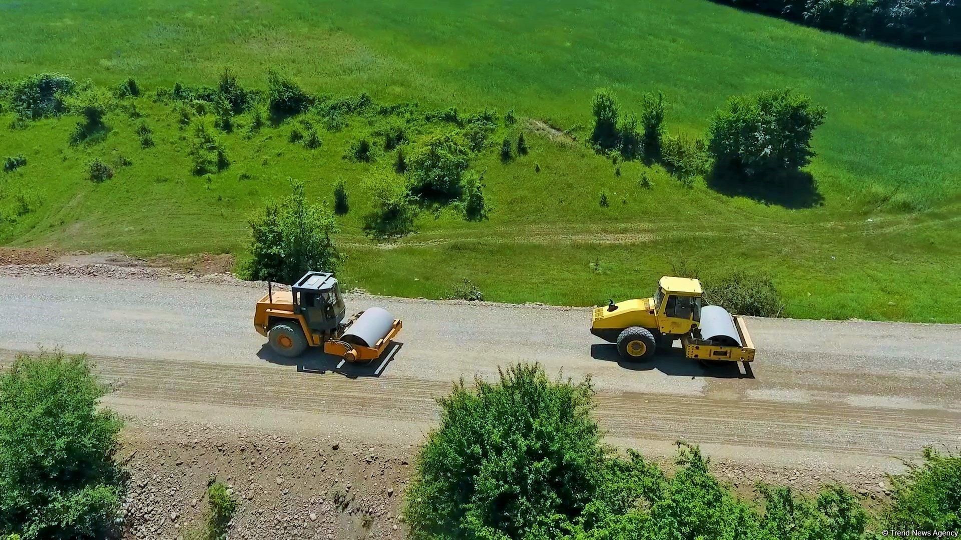 Qusar-Qayakənd-Avaran-Xürəl avtomobil yolu yenidən qurulur (FOTO)