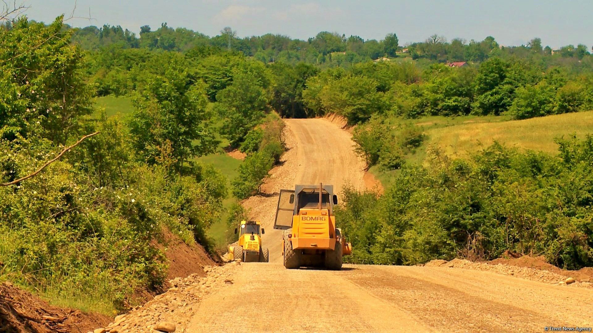 Qusar-Qayakənd-Avaran-Xürəl avtomobil yolu yenidən qurulur (FOTO)