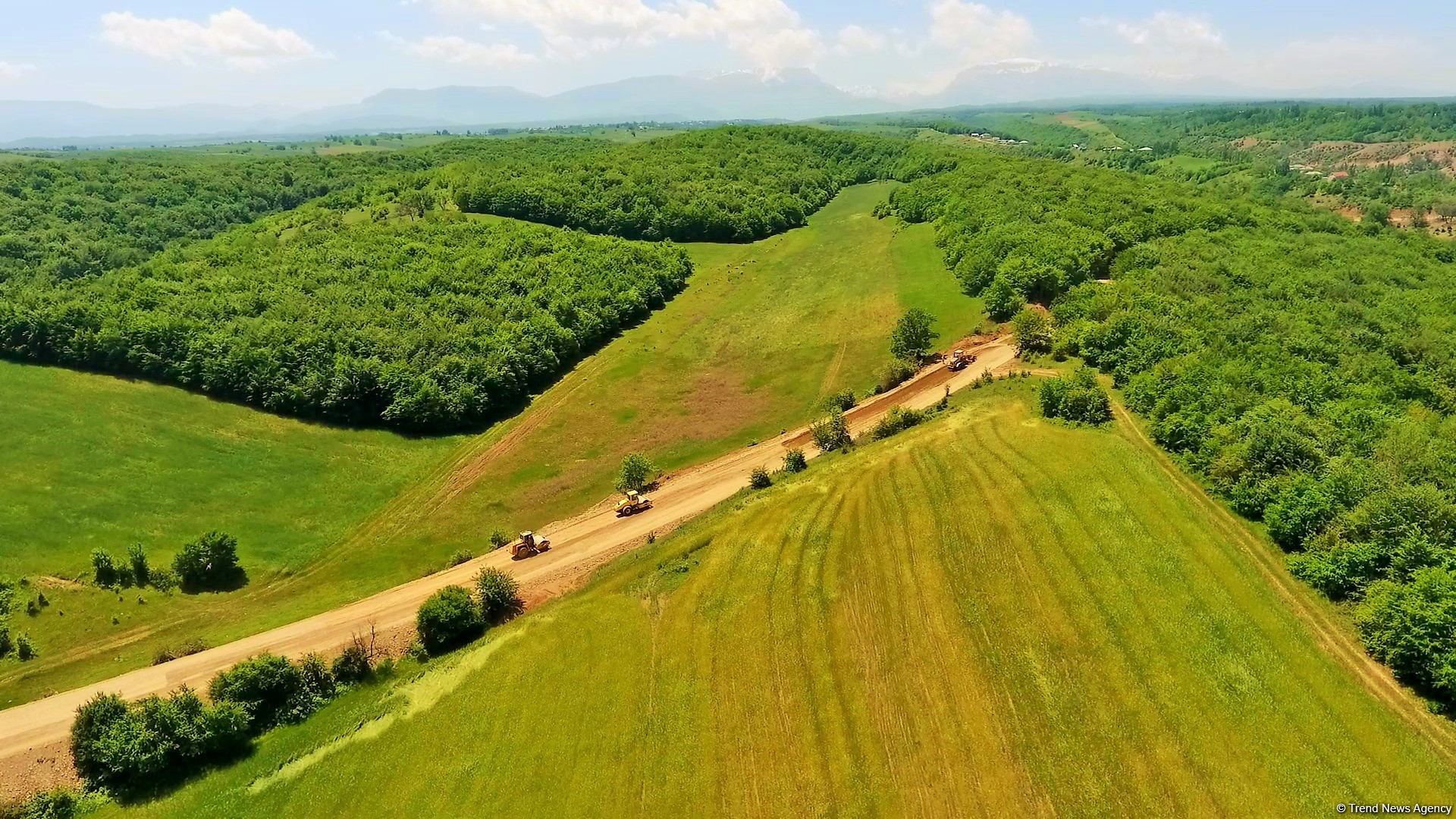 Qusar-Qayakənd-Avaran-Xürəl avtomobil yolu yenidən qurulur (FOTO)