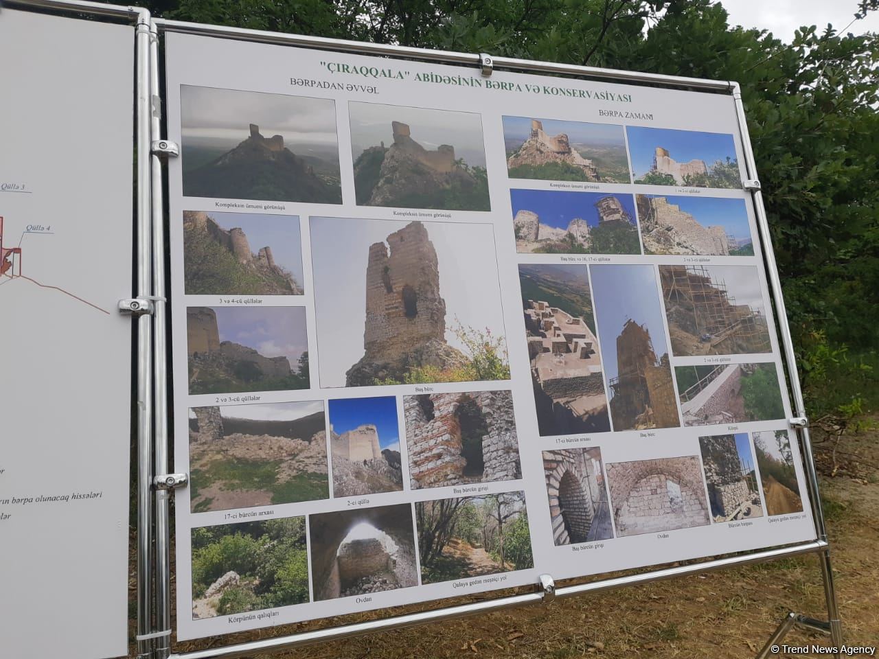 “Çıraqqala” abidəsində bərpa-konservasiya işləri aparılır (FOTO)