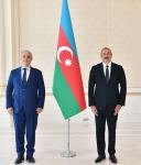 Prezident İlham Əliyev on ölkənin Azərbaycanda yeni təyin olunmuş qeyri-rezident səfirlərinin etimadnamələrini qəbul edib (FOTO) (YENİLƏNİB)