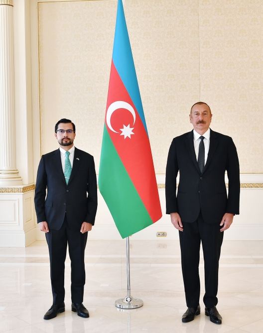 Prezident İlham Əliyev on ölkənin Azərbaycanda yeni təyin olunmuş qeyri-rezident səfirlərinin etimadnamələrini qəbul edib (FOTO) (YENİLƏNİB)