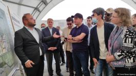 Xarici diplomatik nümayəndələr Ağdamda "Ağıllı kənd", "Ağıllı şəhər" layihələri ilə tanış olublar (FOTO)