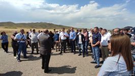 Diplomatik korpus nümayəndələrinin Ağdama səfəri başlayıb (FOTO)