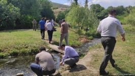 Xarici diplomatlar Ağdamda Dağüstü parkın salınacağı ərazidə və Şahbulaq qalasında olublar (FOTO)