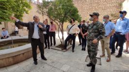 Xarici diplomatlar Ağdamda Dağüstü parkın salınacağı ərazidə və Şahbulaq qalasında olublar (FOTO)