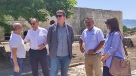 Diplomatik korpus nümayəndələrinin Ağdama səfəri başlayıb (FOTO)