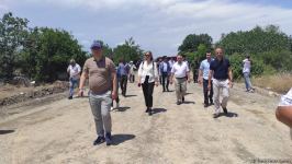 Diplomatik korpus nümayəndələrinin Ağdama səfəri başlayıb (FOTO)
