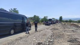 Diplomatik korpus nümayəndələrinin Ağdama səfəri başlayıb (FOTO)