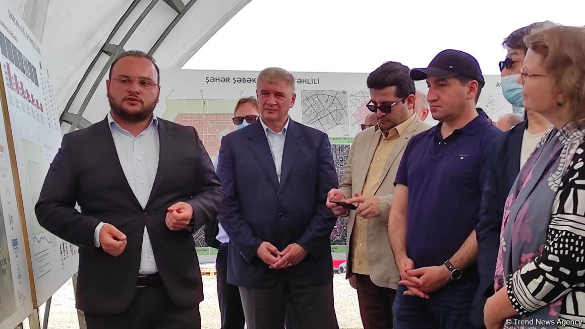 Xarici diplomatik nümayəndələr Ağdamda "Ağıllı kənd", "Ağıllı şəhər" layihələri ilə tanış olublar (FOTO)