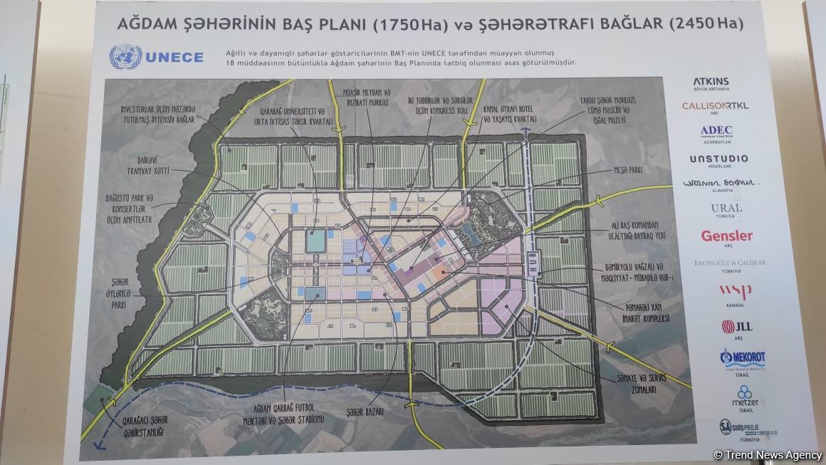 Xarici diplomatik nümayəndələr Ağdamda "Ağıllı kənd", "Ağıllı şəhər" layihələri ilə tanış olublar (FOTO)