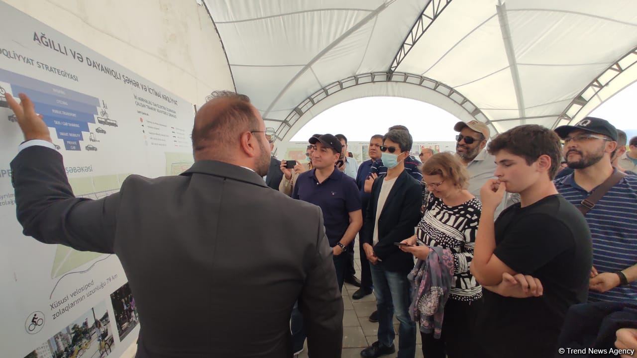 Xarici diplomatik nümayəndələr Ağdamda "Ağıllı kənd", "Ağıllı şəhər" layihələri ilə tanış olublar (FOTO)