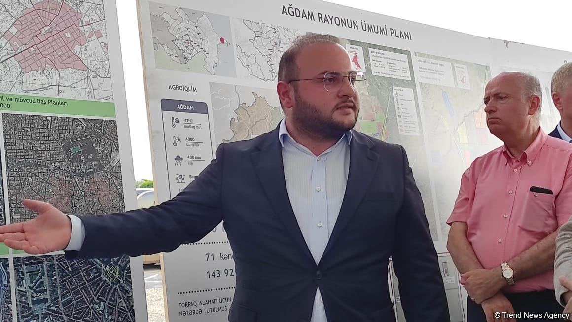 Xarici diplomatik nümayəndələr Ağdamda "Ağıllı kənd", "Ağıllı şəhər" layihələri ilə tanış olublar (FOTO)