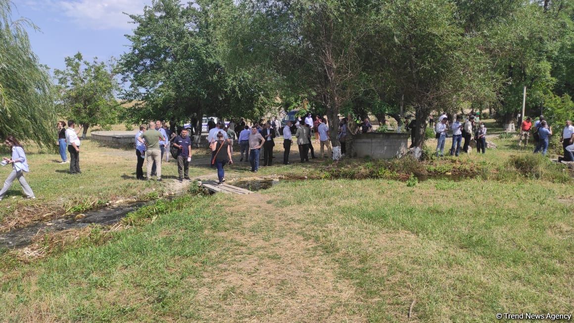 Xarici diplomatlar Ağdamda Dağüstü parkın salınacağı ərazidə və Şahbulaq qalasında olublar (FOTO)
