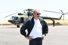 Prezident İlham Əliyev və birinci xanım Mehriban Əliyeva Füzuli rayonuna səfərə gəliblər (FOTO/VİDEO) (YENİLƏNİB)