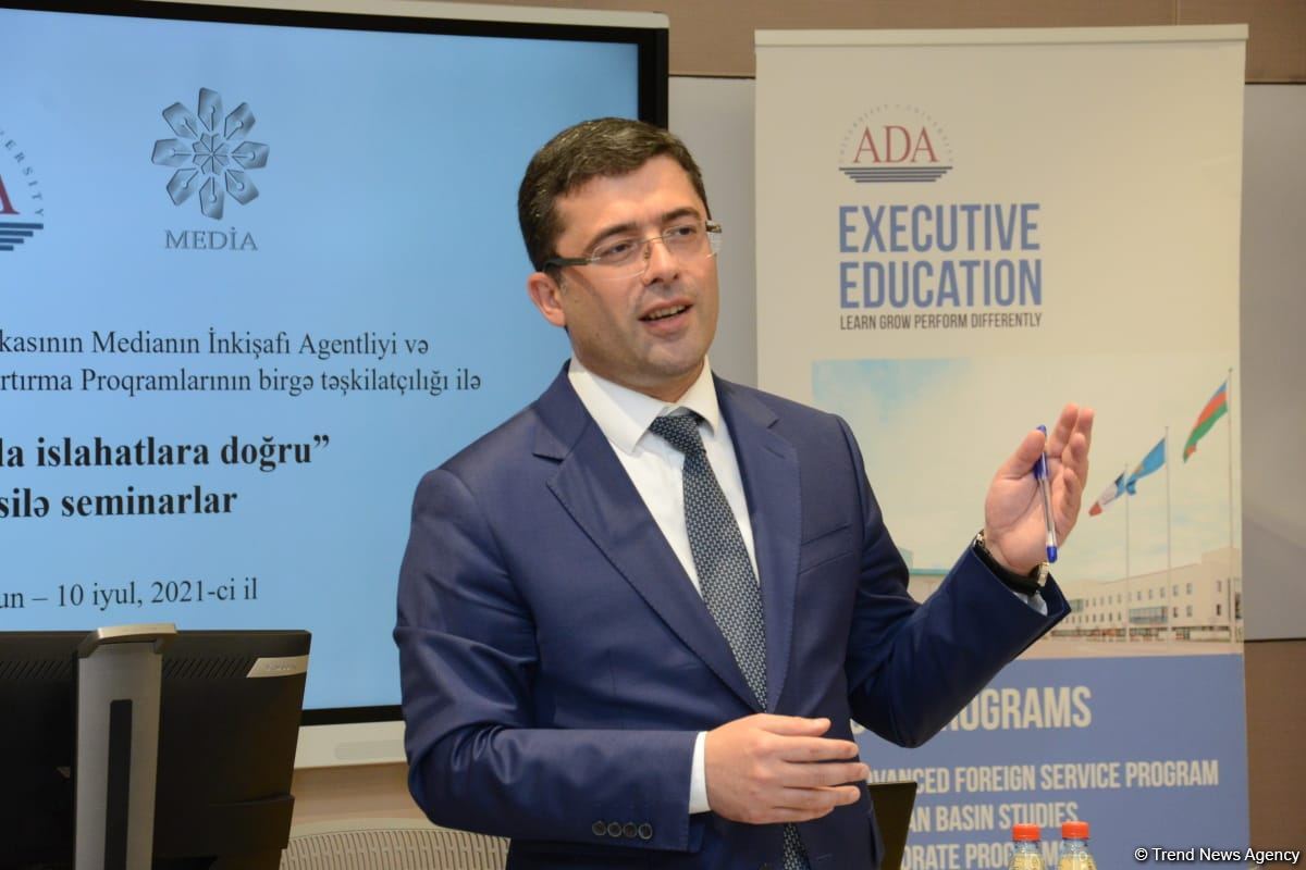 Medianın İnkişafı Agentliyi və ADA Universiteti “Mediada islahatlara doğru” mövzusunda silsilə seminarlara start verib (FOTO)
