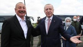 Prezident İlham Əliyev Türkiyə Prezidenti Rəcəb Tayyib Ərdoğanı Füzuli rayonunda qarşılayıb (FOTO/VİDEO) (YENİLƏNİB)